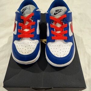 Jordan Legacy 312 Low Kids Blue and Red Sneakers